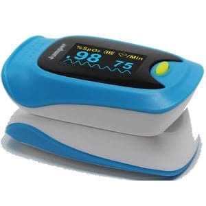 Simpro Fingertip Pulse Oximeter with LED Display - Senior.com Fingertip Pulse Oximeters
