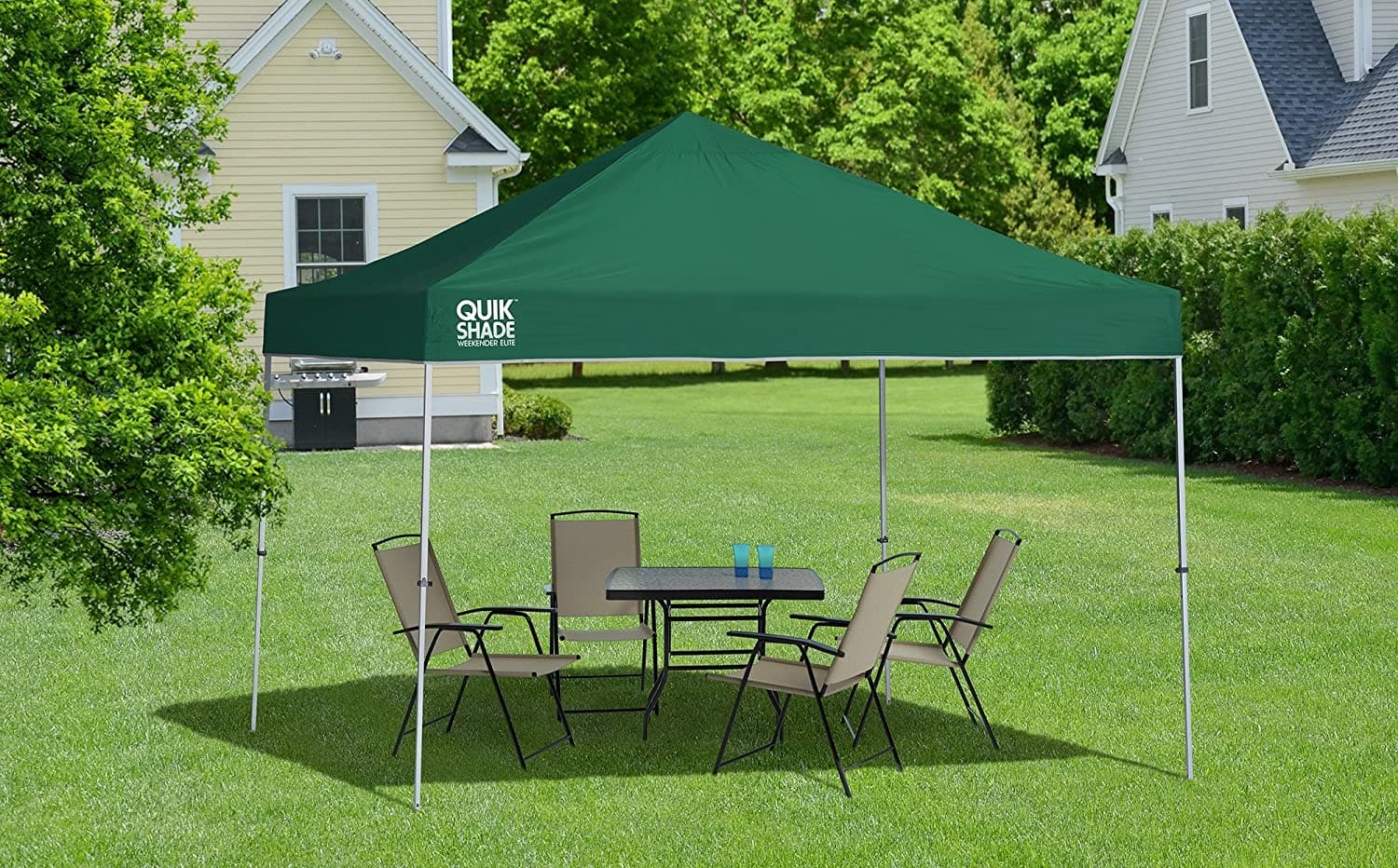 Quik Shade Weekender Elite 10 x 10 ft. Straight Leg Canopy with Rolling Case - Senior.com Canopies