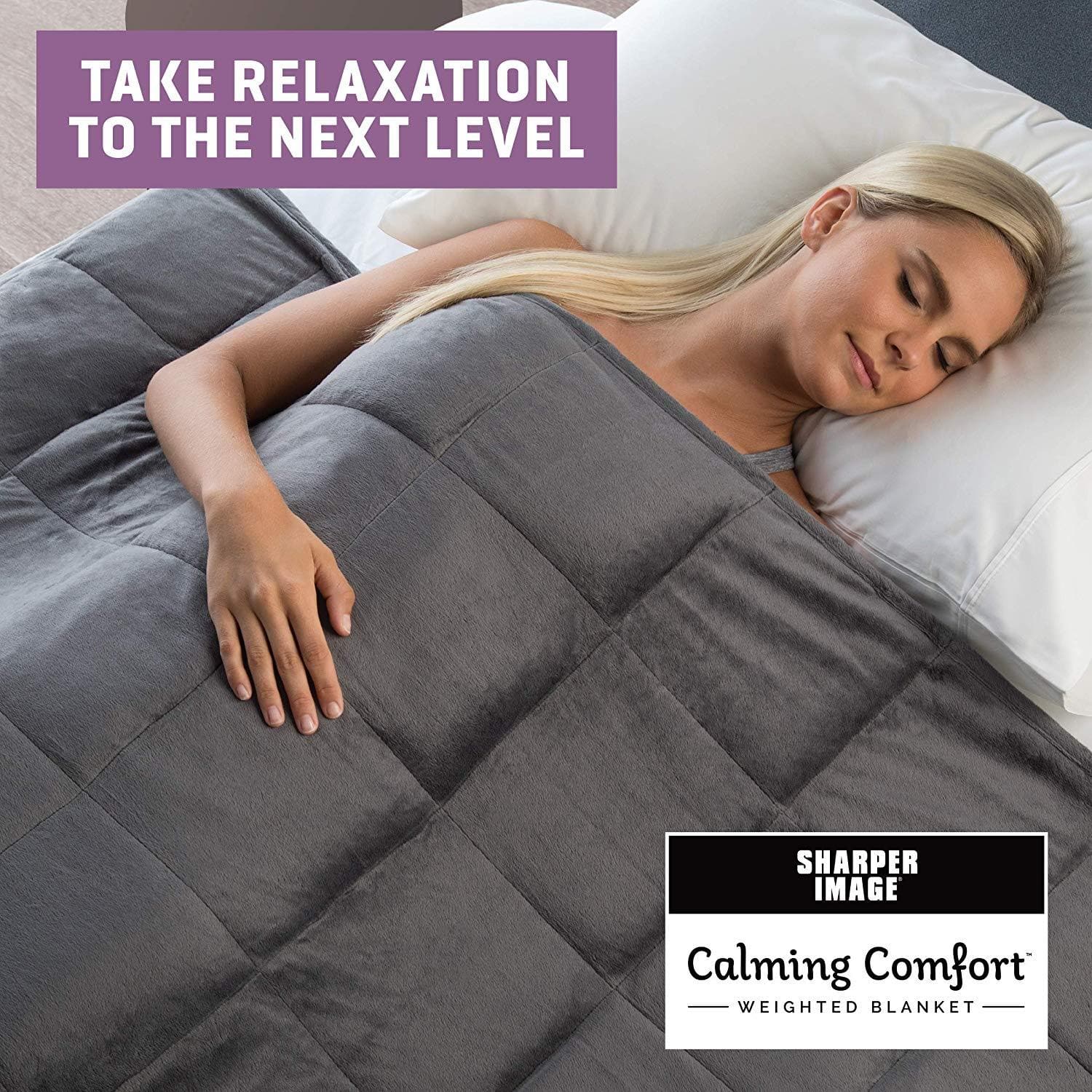 Sharper Image Calming Comfort Weighted Blankets 10 lbs to 25 lbs