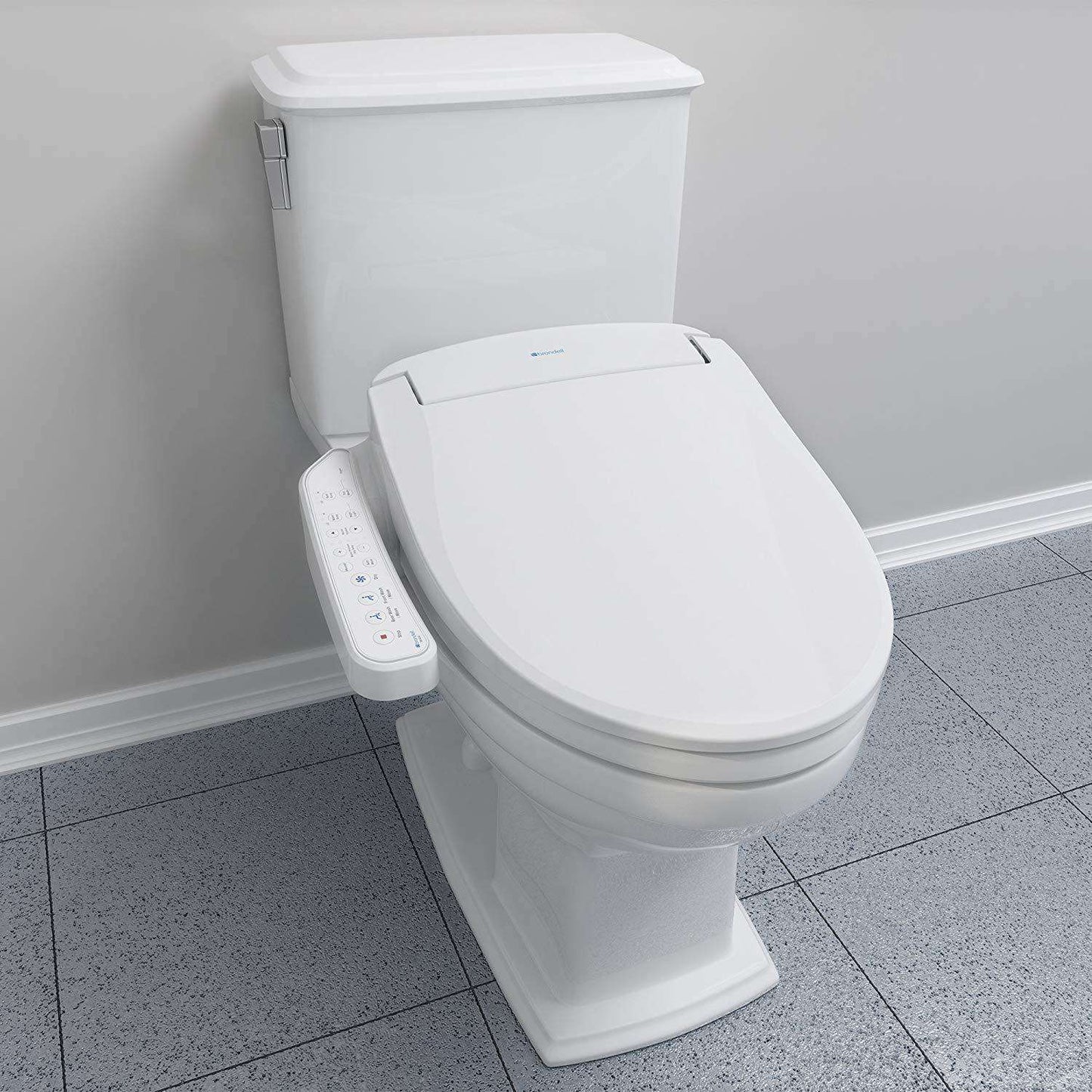 Brondell Swash 400 Bidet Seat with Air Dryer and Stainless-Steel Nozzle – Nightlight & Nozzle Oscillation - Senior.com Bidets