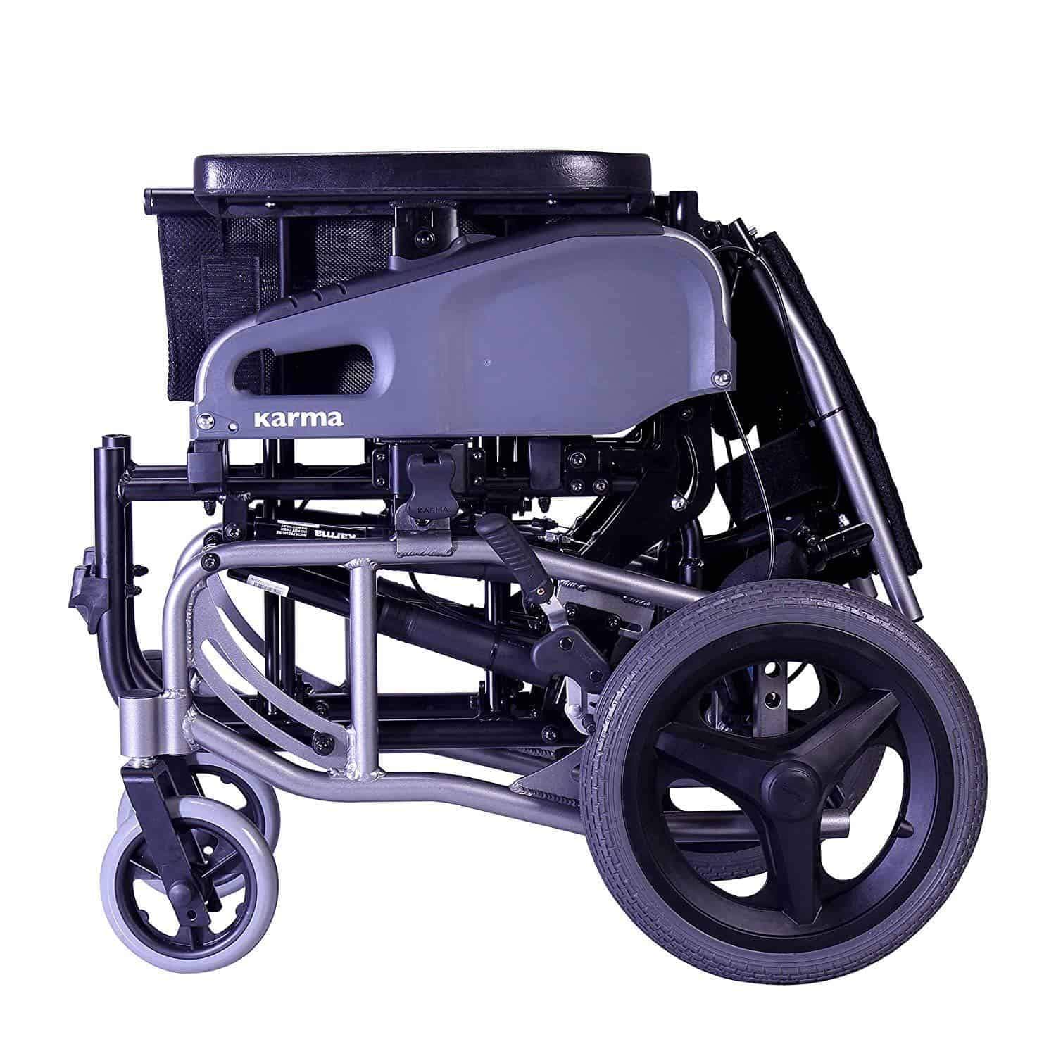 Karman Healthcare Tilt in Space Reclining Transport Wheelchairs - Senior.com Reclining Wheelchairs