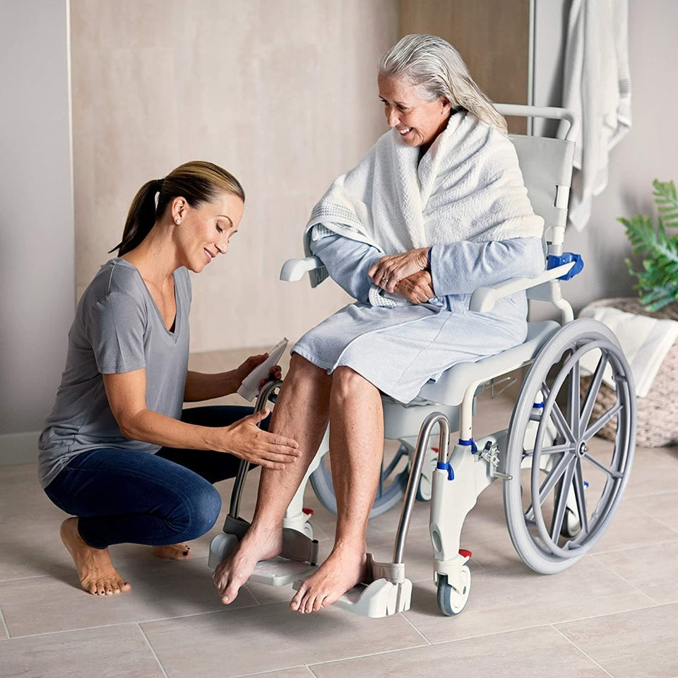 Aquatec Ocean Ergo VIP SelfPropelling Shower and Commode Chair