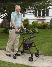 Drive Medical Adjustable Height Rollators with 6" Casters - Senior.com Rollators