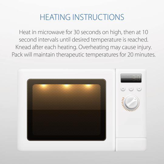 Core Products MicroBeads Moist Heated Microwaveable Therapy Packs - Senior.com Heat Pack