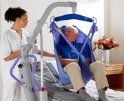 Arjo Maxi 500 Floor Lifter Patient Lift-  Manual DPS Powerbase - Senior.com Patient Lifts
