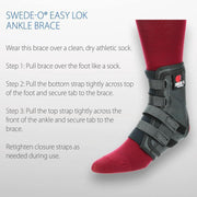Core Products Swede-O Easy Lok Ankle Brace - Senior.com Ankle Support