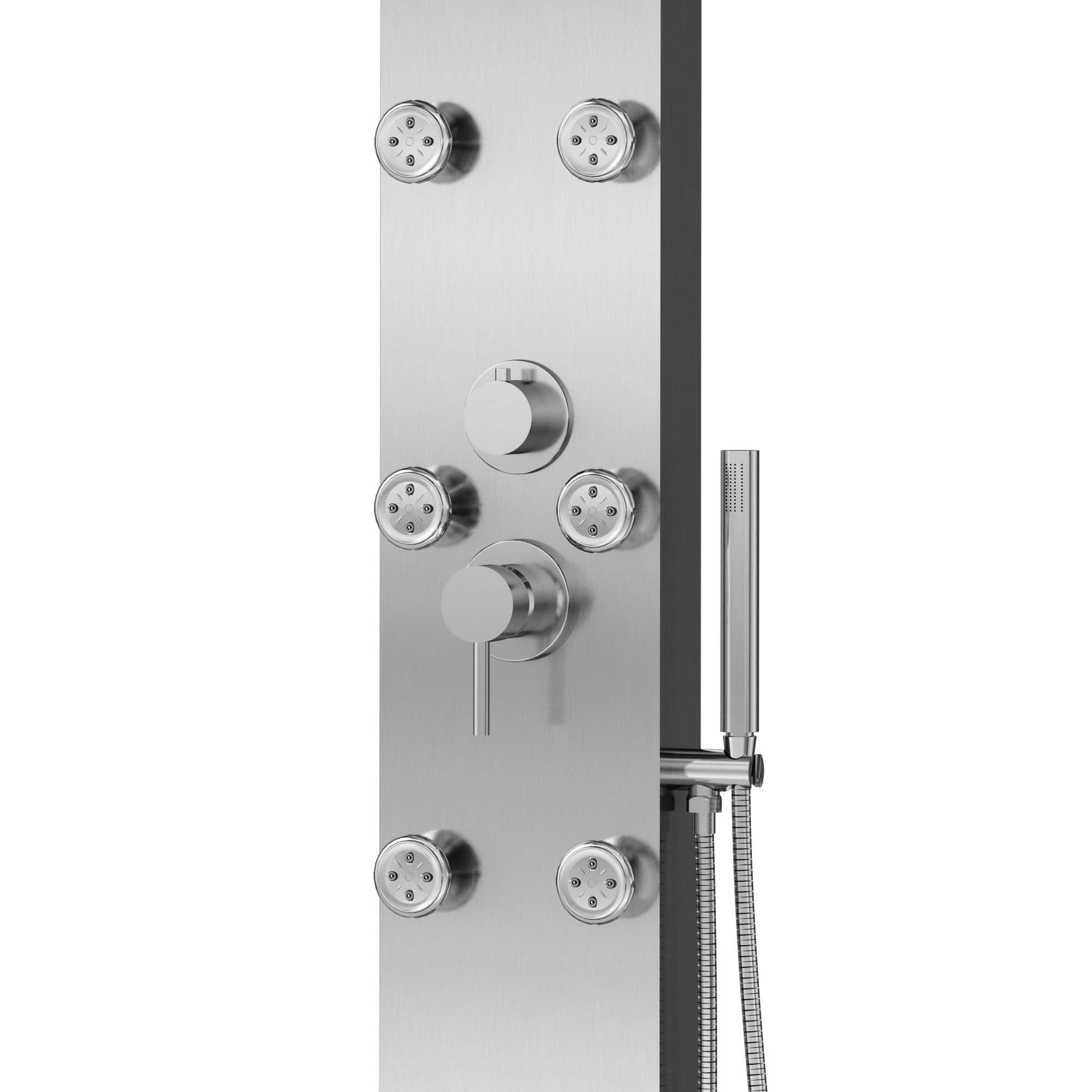 Pulse Monterey ShowerSpa with Six Single-Function Brass Silk Spray Jets - Senior.com Shower Systems