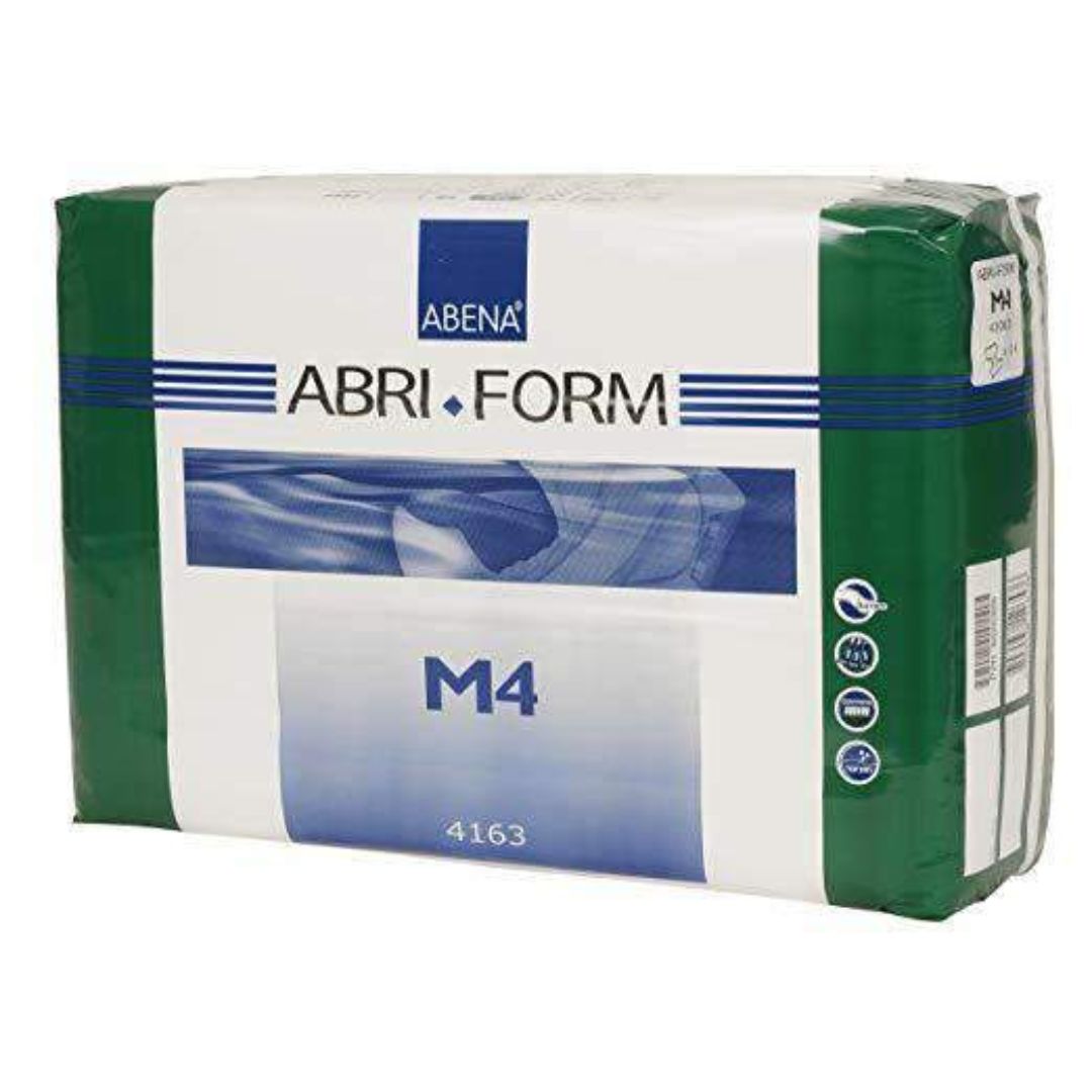 Abena Brief Abri-Form Comfort M4 Tab Closure Medium Disposable Heavy Absorbency - Senior.com Incontinence