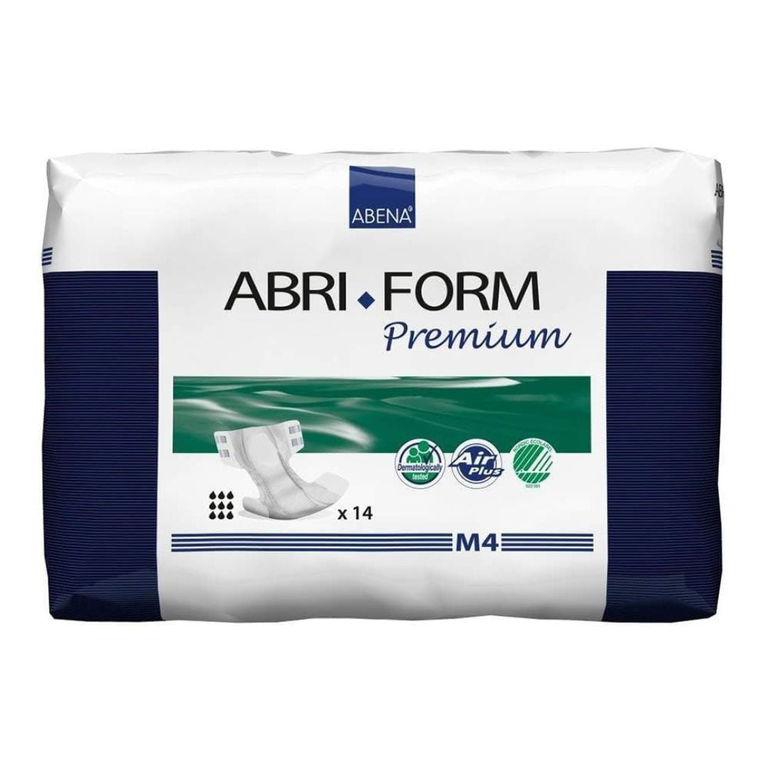 Abena Brief Abri-Form Premium M4 Tab Closure Medium Disposable Heavy Absorbency - Senior.com Incontinence