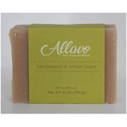 Allavo All Natural Bar Soap - Sandalwood and Amber Scent - Senior.com Bar Soap