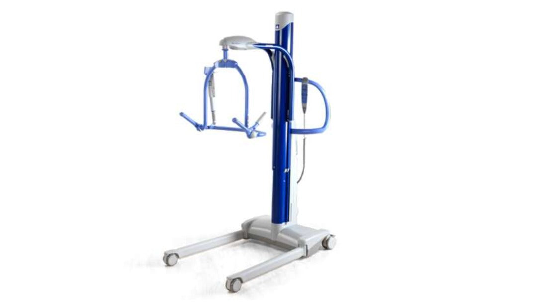 Arjo Maxi Move Floor Lifter Patient Lift - Medium Powered DPS - Senior.com Patient Lifts