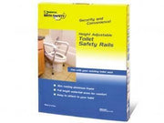 Essential Medical Supply Adjustable Toilet Safety Rails - Senior.com Toilet Safety Frames