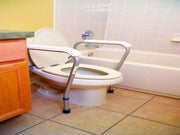 Essential Medical Supply Adjustable Toilet Safety Rails - Senior.com Toilet Safety Frames