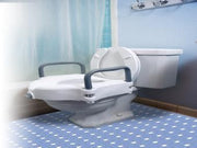 Essential Medical Supply Locking Molded Raised Toilet Seat - Senior.com Raised Toilet Seats