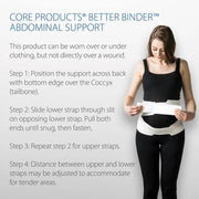 Core Products Better Binder Abdominal Support - Wraparound - Senior.com Abdominal Support