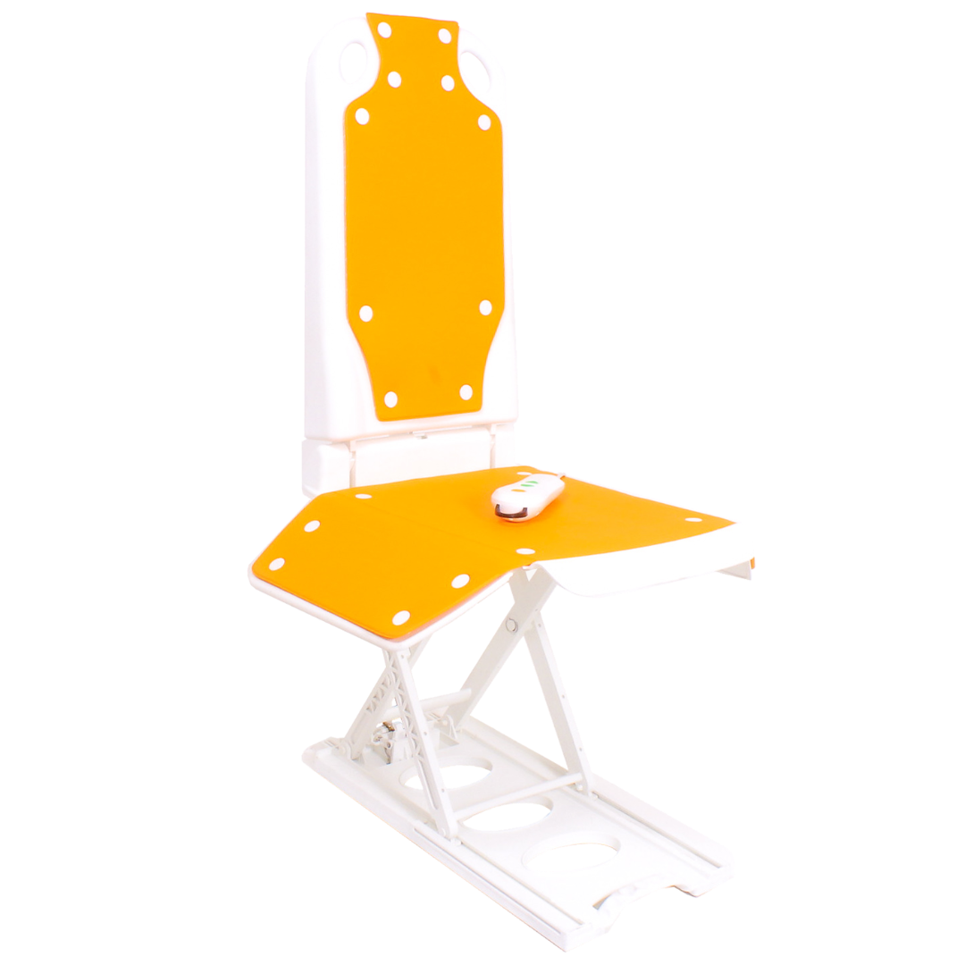 Solution Based BathLyft Battery Powered Lifting Bath Chair - Senior.com Bath Benches & Seats