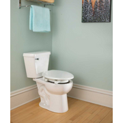 Bemis Clean Shield Elevated Toilet Seat  - The Most Secure Fit - Senior.com Toilet Seat Risers