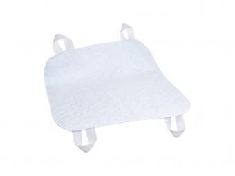 Essential Medical Supply Quik Sorb™ 34" x 35" Brushed Polyester Underpad with Positioning Straps - Senior.com Underpads
