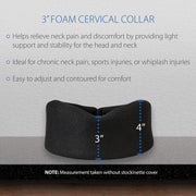 Core Products 3.5" Foam Cervical Collar - Senior.com Neck Support