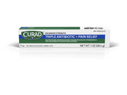 Medline Curad Triple Antibiotic Plus Pain Relief Ointment - 1 oz Tubes - Senior.com Antibiotic Ointments