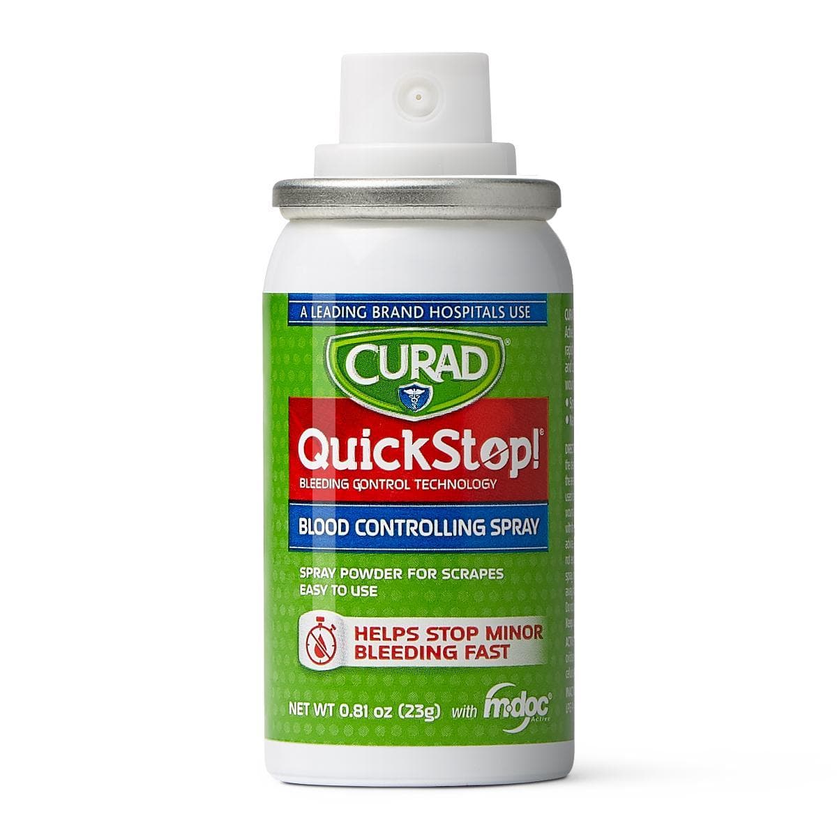 Medline Curad QuickStop Blood Controlling Spray - Senior.com Wound Care Sprays