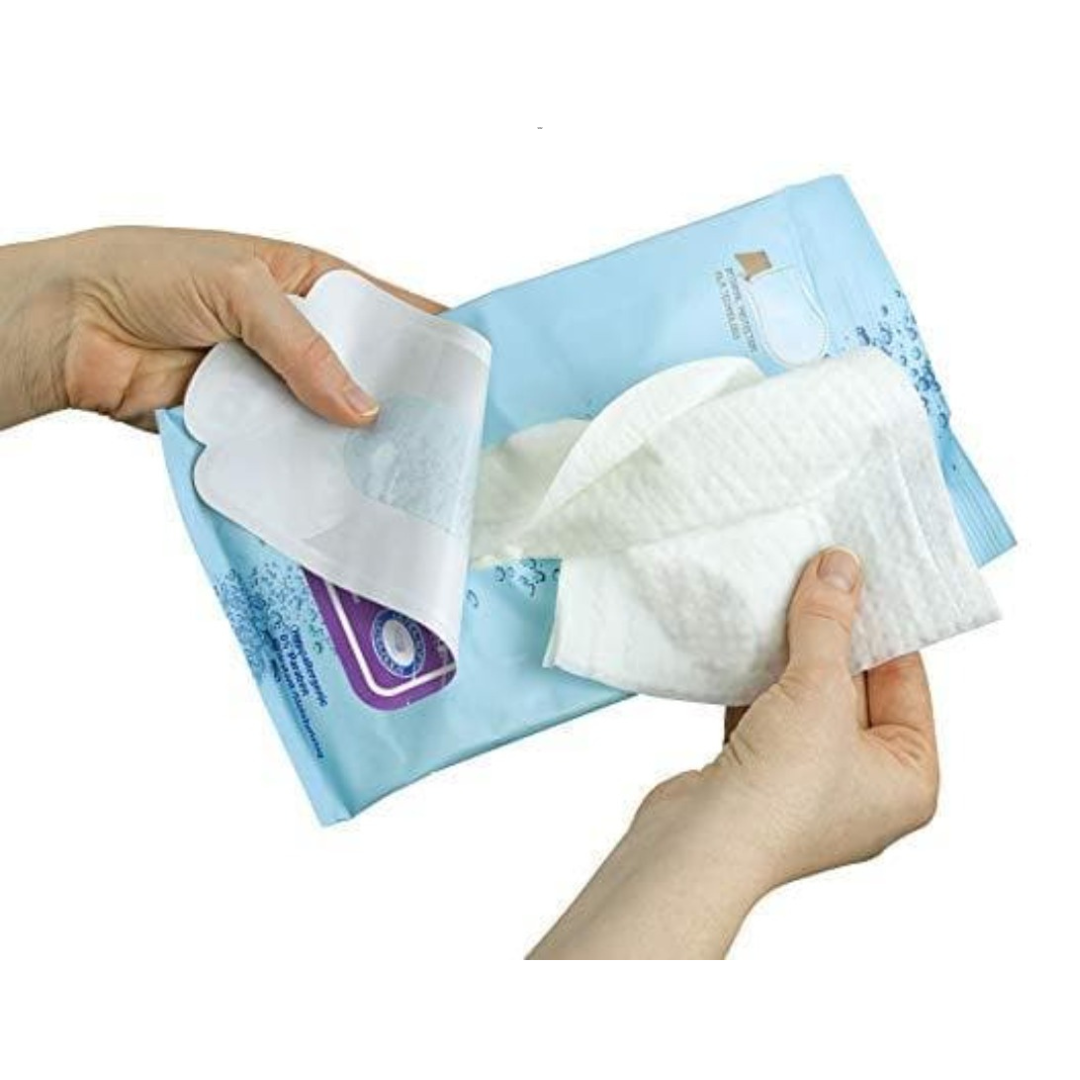 Cleanis No Rinse Aqua Wash Gloves (Pouch of 12 Gloves)