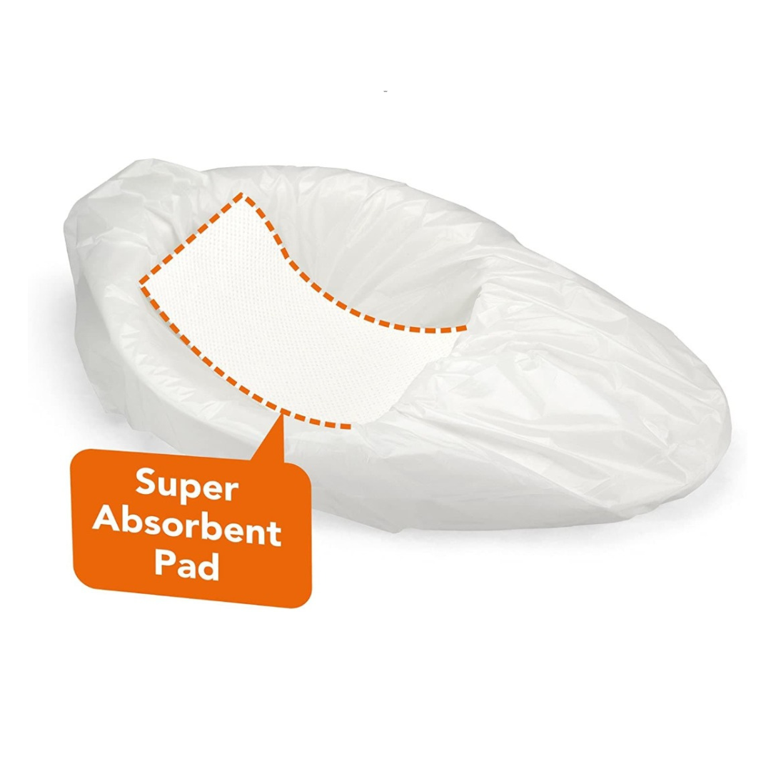 Cleanis Carebag Bedpan Liner with Super Absorbent Pad 20 Count