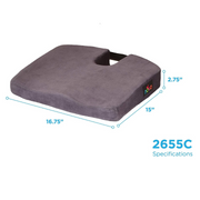 Nova Medical Comfort Seat Cushion - Memory Foam Coccyx Cushion - Senior.com Cushions
