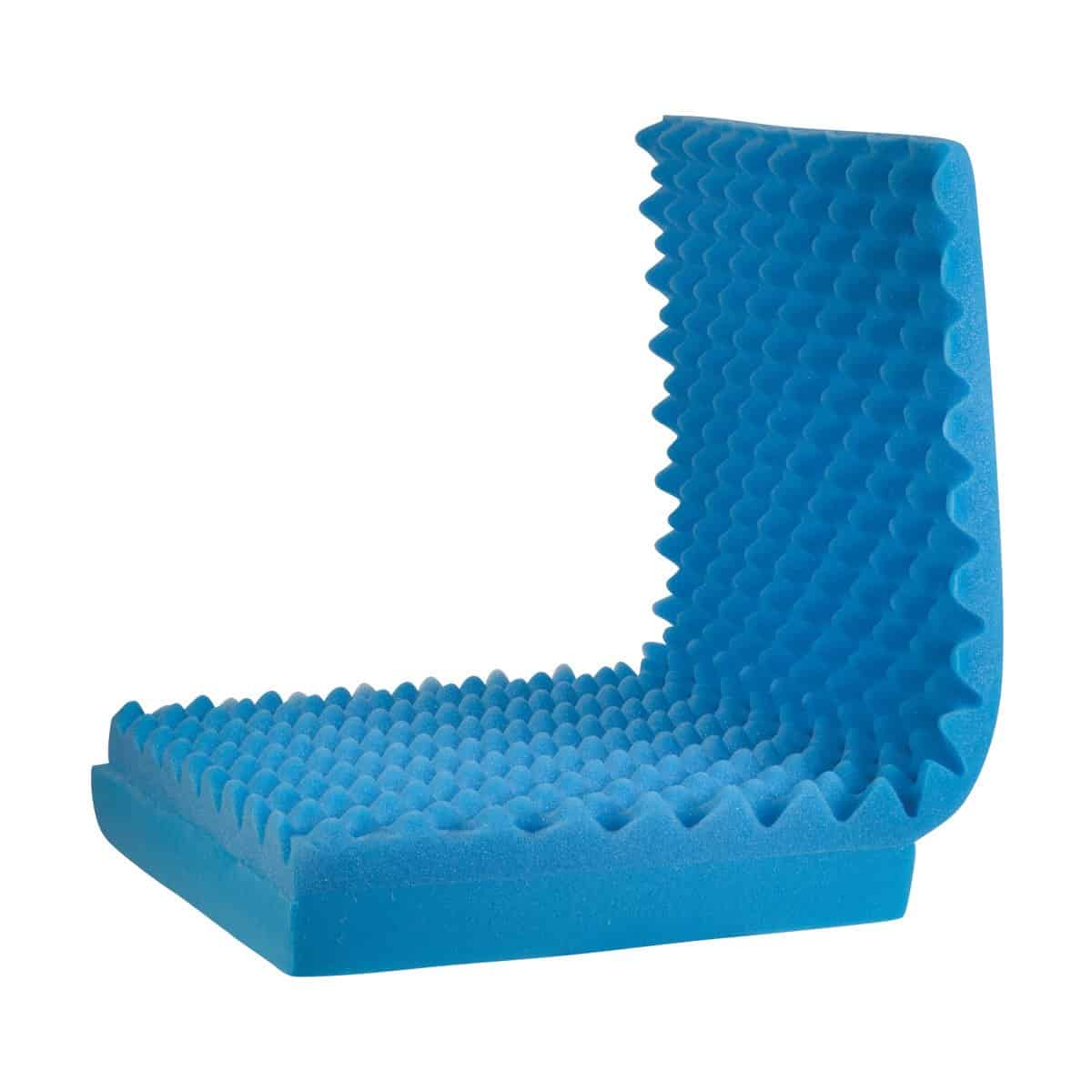 DMI Egg Crate Sculpted Foam Chair Cushion, Seat Cushion, Car Seat Cushion,  Office Chair Cushion or Wheelchair Cushion to Relieve Back Pain, Tail Bone  Pain, Sciatica, 18x16x4, Plaid Cover 