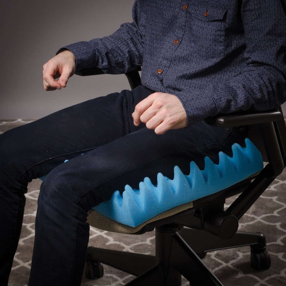 DMI Convoluted Wheelchair Seat with Egg Crate Cushion