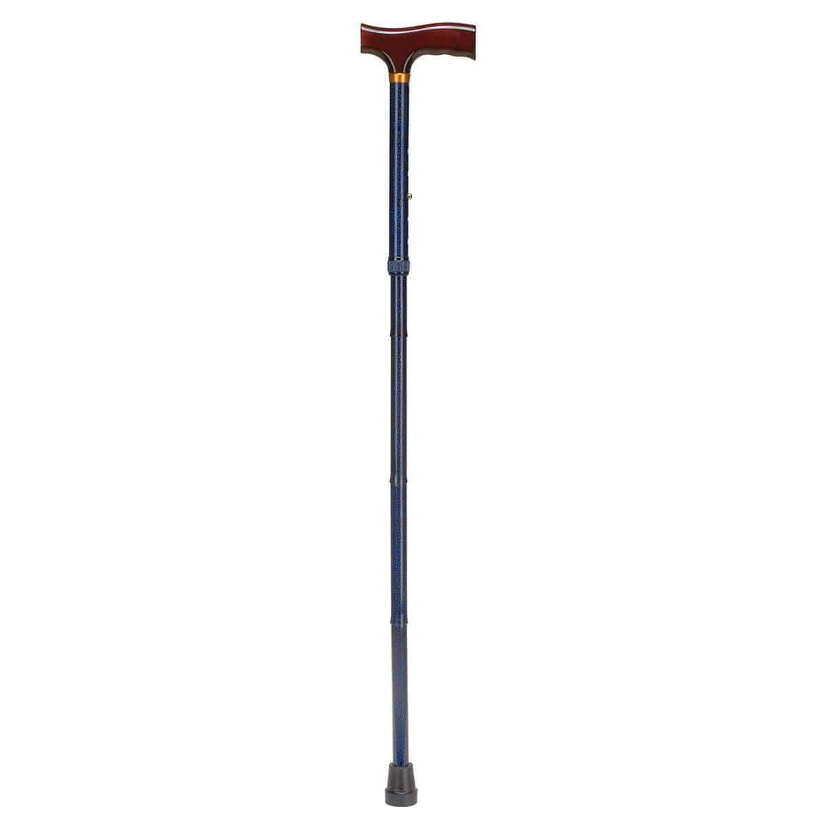 DMI Adjustable  Designer Folding Canes With Wood Handle - Senior.com Canes