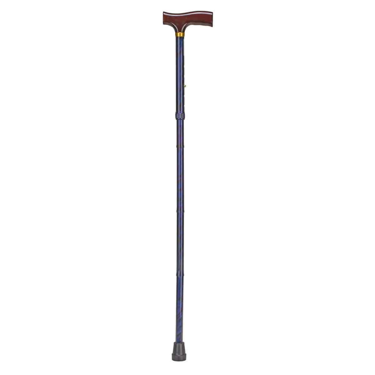 DMI Adjustable  Designer Folding Canes With Wood Handle - Senior.com Canes