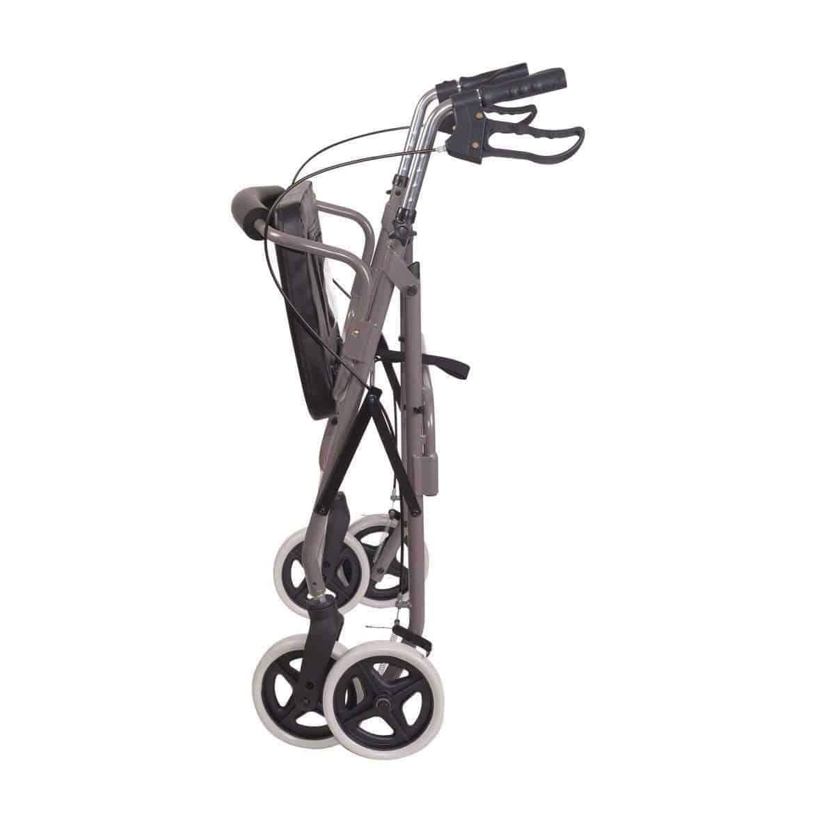 DMI Lightweight ExtraWide HeavyDuty Aluminum Folding Rollators