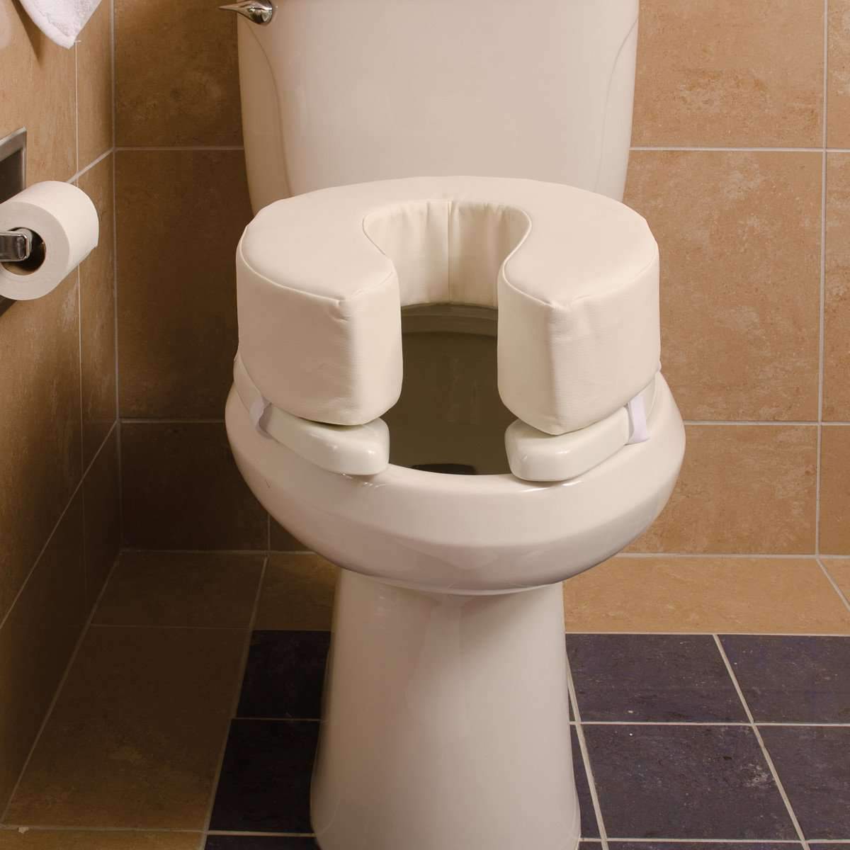 DMI Vinyl Foam Toilet Seat Cushions - 2 Inch or 4 Inch - Senior.com Raised Toilet Seats