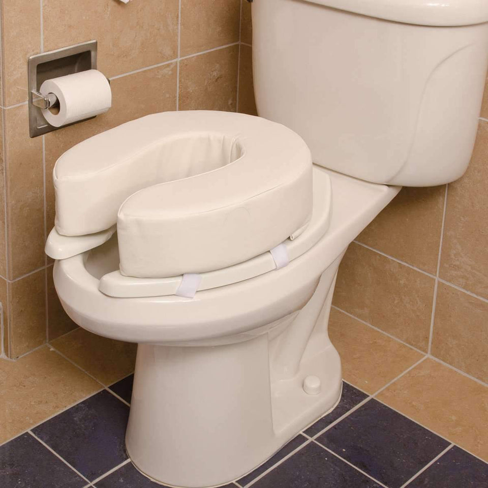 DMI Vinyl Foam Toilet Seat Cushions 2 Inch or 4 Inch