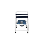 Mor-Medical Deluxe PVC Shower Commode Chair - 22" Seat - Senior.com PVC Shower Chairs