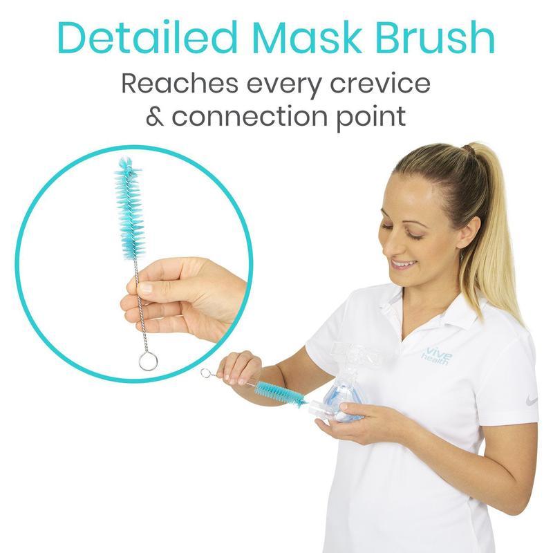 Vive Health Universal CPAP Tube Brush & Mask Cleaning Kit - Senior.com CPAP Cleaners