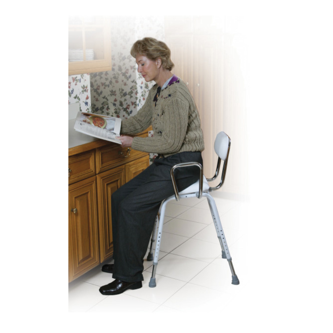 Drive Medical All-Purpose Stool with Adjustable Arms - Senior.com 