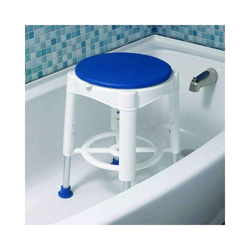 Drive Medical Bathroom Safety Swivel Seat Shower Stool - Senior.com Bath Benches & Seats