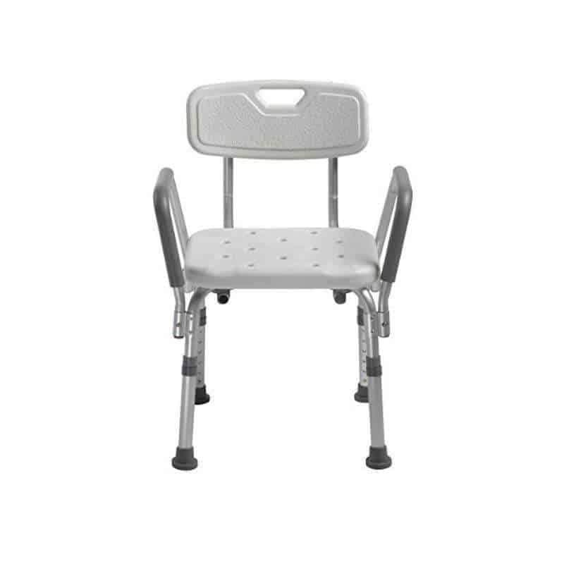 Drive Medical Knock Down Bath Bench with Back and Padded Arms - Senior.com Bath Benches & Seats