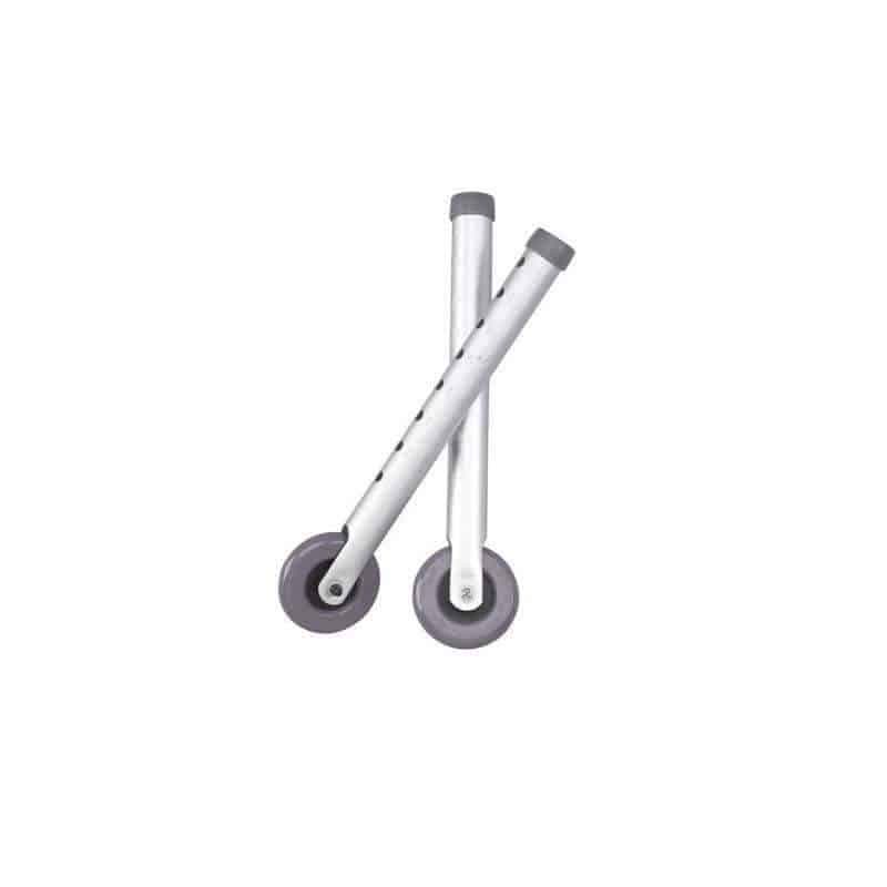 Drive Medical Universal Walker Wheels with 3 Inch Casters - 1 Pair - Senior.com Walker Parts & Accessories