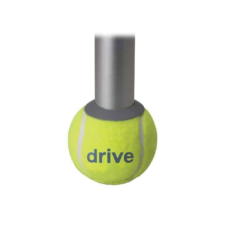Drive Medical Walker Rear Tennis Ball Glides with Additional Glide Pads - 1 Pair - Senior.com Walker Parts & Accessories