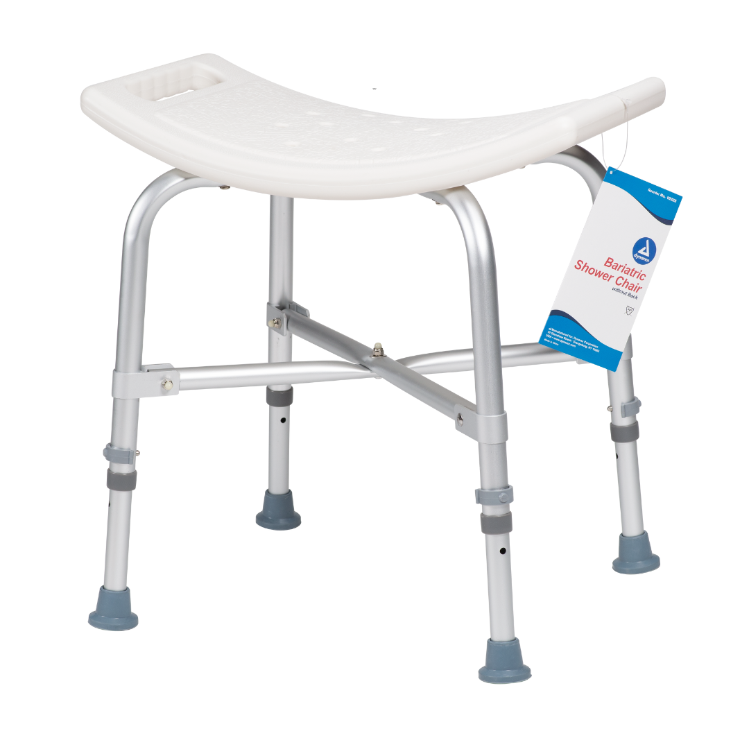 Dynarex Bari Max Bariatric Shower Chairs 500 lbs Capacity