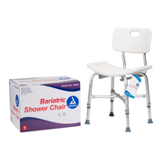 Dynarex Bari+Max Bariatric Shower Chairs - 500 lbs Capacity - Senior.com Shower Chairs