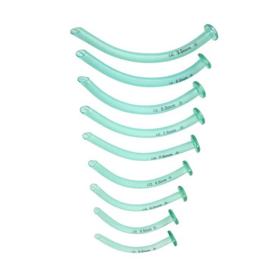 Dynarex Resp-O2 Nasopharyngeal Airway Kit - 9 Unit Kit with Lube