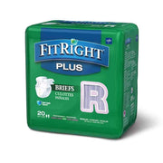 FitRight Plus Adult Diapers - Unisex Disposable Incontinence Briefs with Tabs - Moderate Absorbency - Senior.com Incontinence