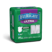 FitRight Ultra Adult Diapers Disposable Incontinence Briefs with Tabs - Heavy Absorbency - Case of 80 - Senior.com Incontinence