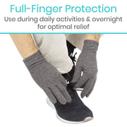 Vive Health Full Finger Arthritis & Carpal Tunnel Gloves - Pair - Senior.com Arthritis Gloves