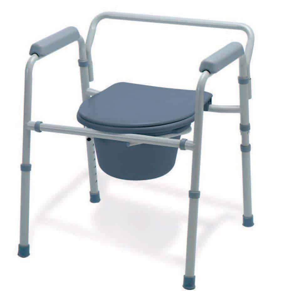 Medline Guardian Folding 3In1 Steel Commode