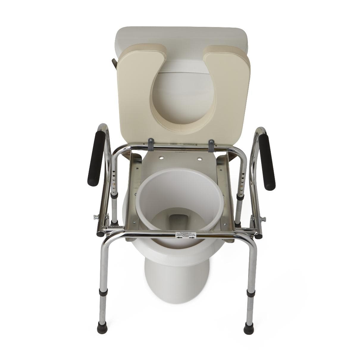 Medline Padded Drop Arm Bedside Commode - Senior.com Commode Liners